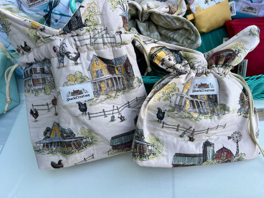 Drawstring Makeup Bag